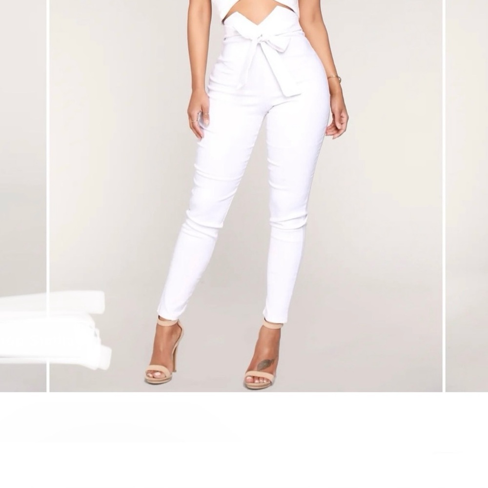 White pants